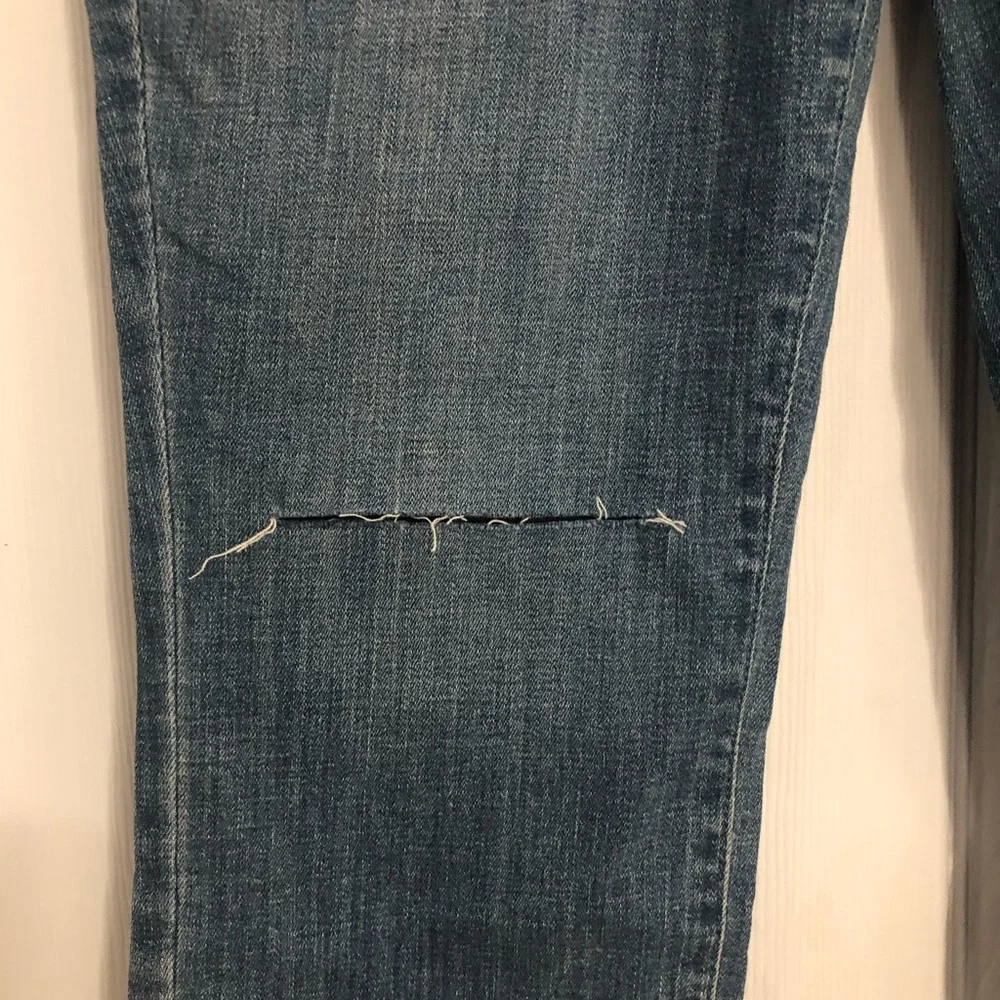 NYDJ new Skinny Legging Women's Jeans ripped knee size 10 lift tuck technology‎